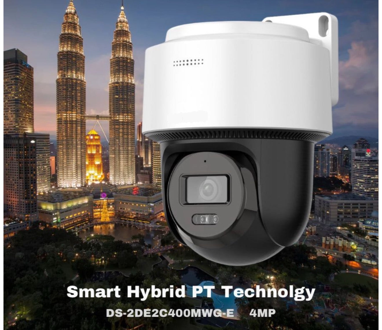 Musab 4MP Fixed Outdoor Smart Hybrid Light PT Network Camera