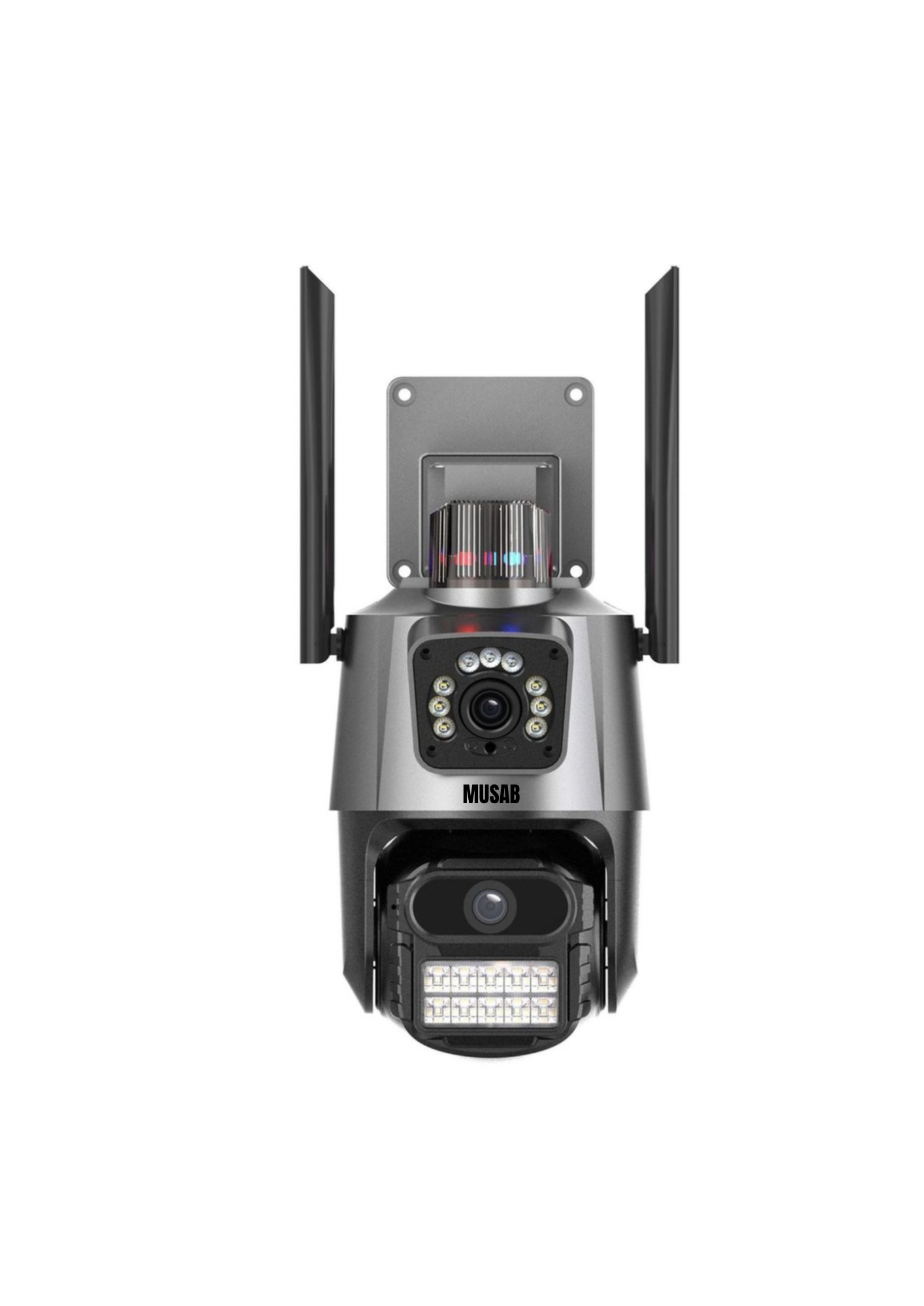 Musab Smart Wifi Camera Wireless Outdoor Security Camera Dual Lens